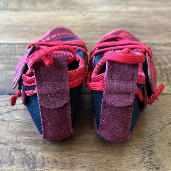 La Sportiva Kids Stickit Rock Climbing Shoes Chili Poppy Red Toddler Size 8-9 - Picture 7 of 10